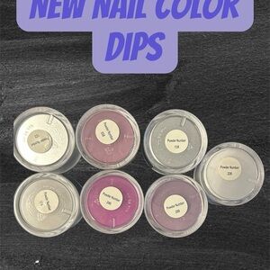 Assorted purple Nail Color Dips